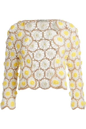 ALICE+OLIVIA Anderson gehaakt vest