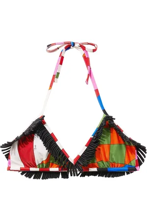 Puccini Bikinitop met franje
