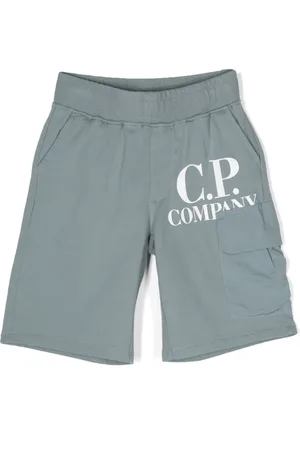 C.P. Company Katoenen shorts met logoprint