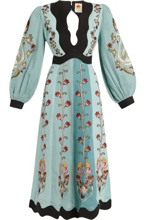 Farm Rio Flowing Beauty midi