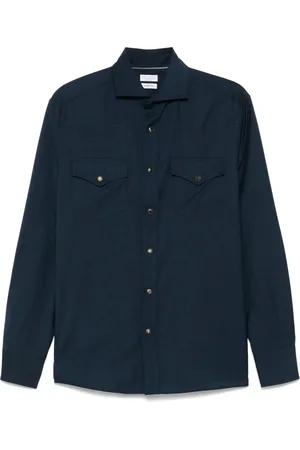 Brunello Cucinelli Wollen overhemd