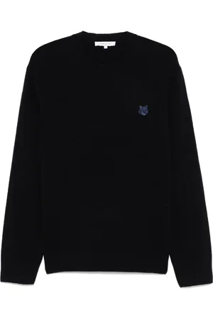 Maison Kitsuné Sweater met vossenkop patch