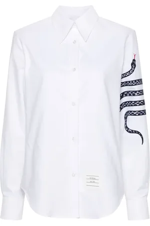 Thom Browne Blouse met 4 strepen