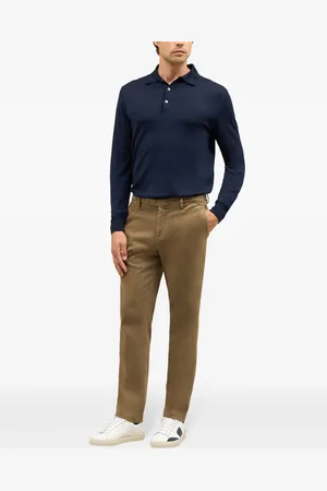Boglioli Poloshirt van scheerwol