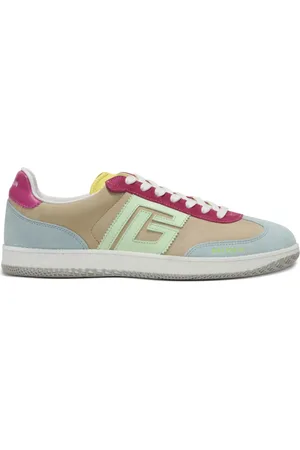 Balmain Swan sneakers met vlakken