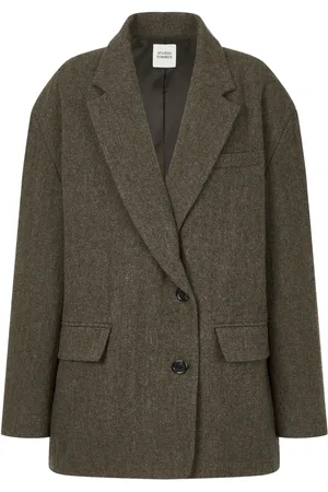 Studio Tomboy Blazer met visgraatpatroon