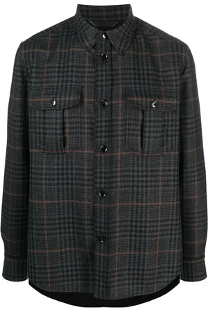 BRIONI Geruit shirtjack