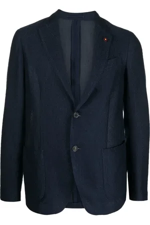 LARDINI Blazer met enkele rij knopen