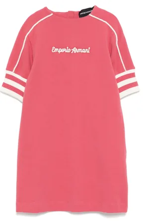 Emporio Armani Jurk met geborduurd logo