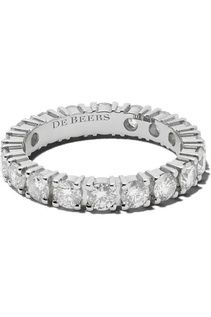 De Beers Platinum DB Classic Eternity ring met diamant