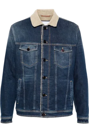 Jacob Cohen Denim jack met contrasterende kraag