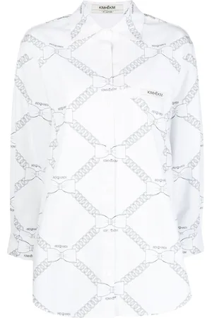 KIMHEKIM Blouse met schakelkettingprint