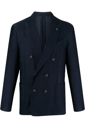 LARDINI Blazer met enkele rij knopen