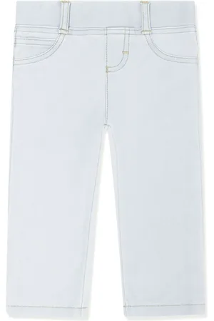 Aigner Katoenen broek met geborduurd logo