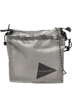 and wander Dyneema schoudertas met logoprint