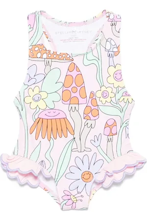Stella McCartney Badpak met bloemenprint