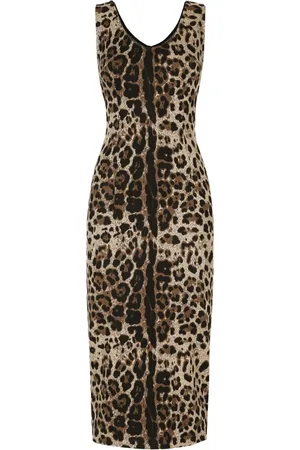 Dolce & Gabbana Jurk met luipaardprint