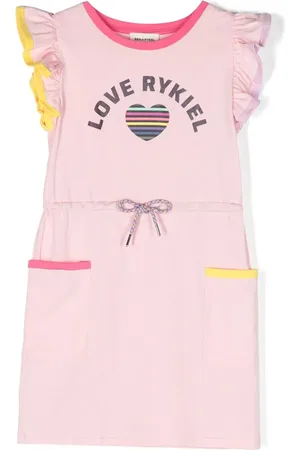 Sonia Rykiel Enfant Jurk met ruche mouwen