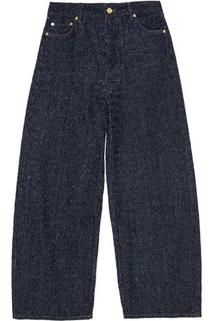 Ganni Broek met wijde pijpen