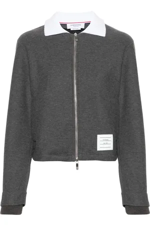 Thom Browne Donsjack met contrasterende kraag
