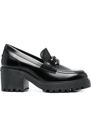 Hogan Loafers met logoplakkaat