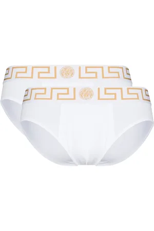 VERSACE Slip met Griekse afwerking