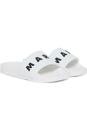 Marni Slippers met logoprint