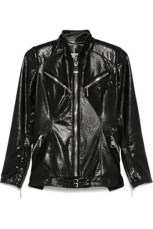 MITILIANE COUTURE Leren jack met hagedissenhuid