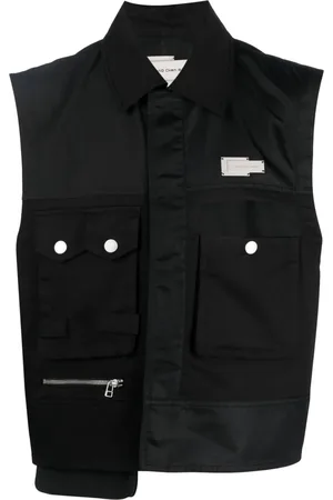 Feng Chen Wang Bodywarmer met uitgesneden zakken