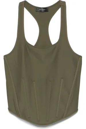 MUGLER Tanktop met korset