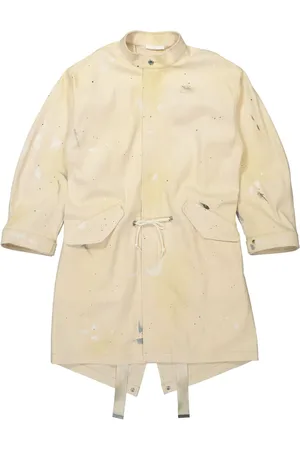 Helmut Lang Parka met verfspatten