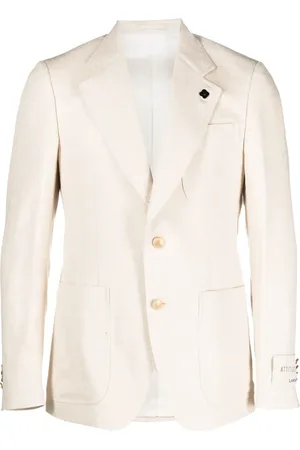 LARDINI Blazer met enkele rij knopen