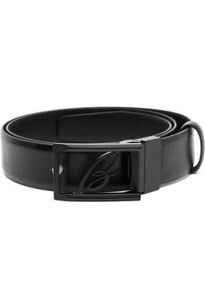 BRIONI Leren riem met logo