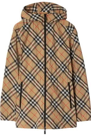 Burberry Nova geruite jas met capuchon