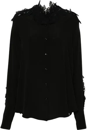 ERMANNO SCERVINO Blouse met bloemenkant