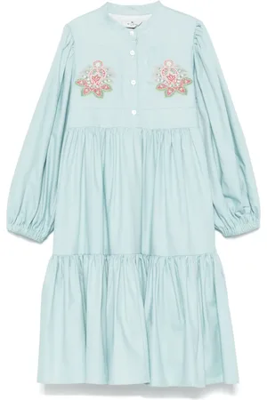 Etro Jurk met geborduurde bloemen