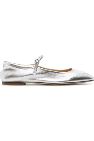 Aeyde Aline Babies metallic ballerina