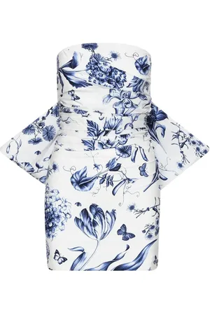 Oscar de la Renta Jurk met bloemenprint