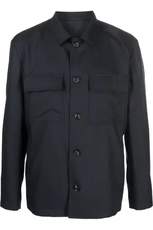 LARDINI Attitude shirtjack van wolmix