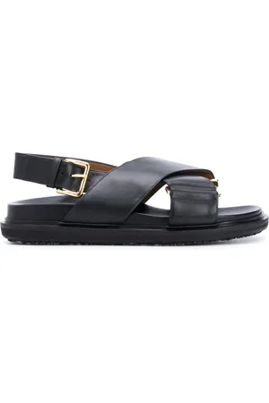 Marni Fussbet sandalen met gekruiste bandjes