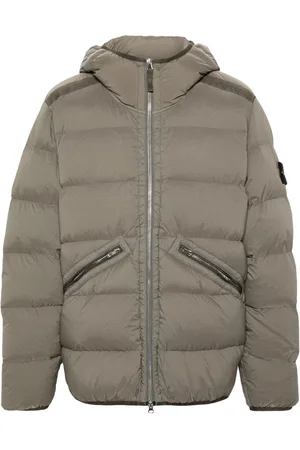 Stone Island Gewatteerd jack met Compass