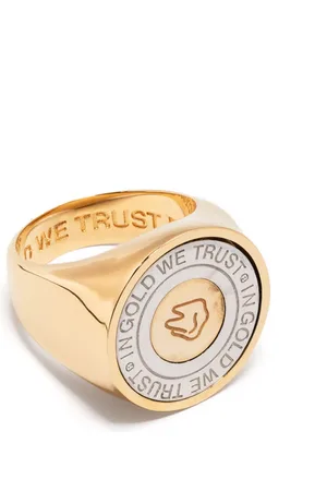 In Gold We Trust Ronde zegelring