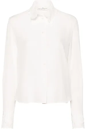 ERMANNO SCERVINO Blouse met kanten kraag