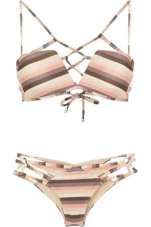 AMIR SLAMA Gestreepte bikini