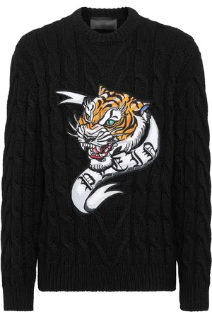 Philipp Plein Coltrui met tijgerpatch