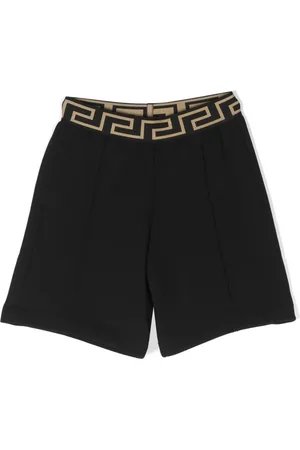 VERSACE Katoenen shorts met borduurwerk