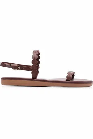Ancient Greek Sandals Aroula leren sandalen