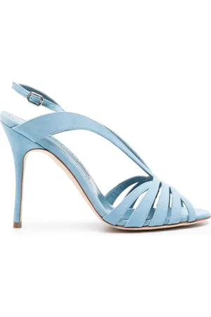 Manolo Blahnik Sardina suède sandalen