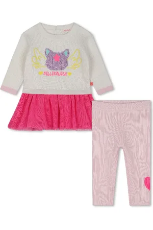 Billieblush Ribgebreide jurk en legging