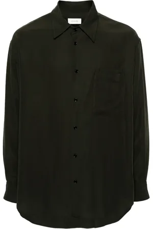 LEMAIRE Lyocell shirt met dubbele zak